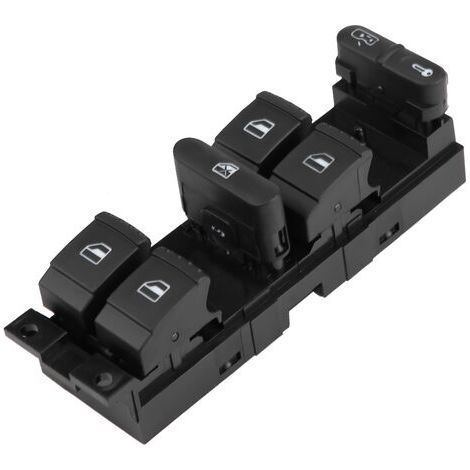 BUNTHAUS Interrupteur de fenêtre principal électrique pour Golf Jetta Bora Passat B5 Seat Leon Toledo 1999-2006 (1/5)