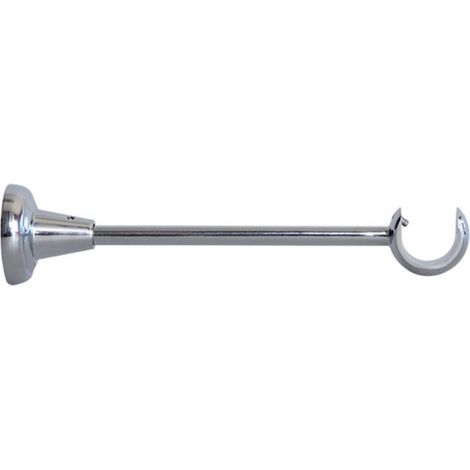 SUPPORTO ACCORCIABILE 20 CM. PER TUBO D.25MM COL. CROMO (1/2)
