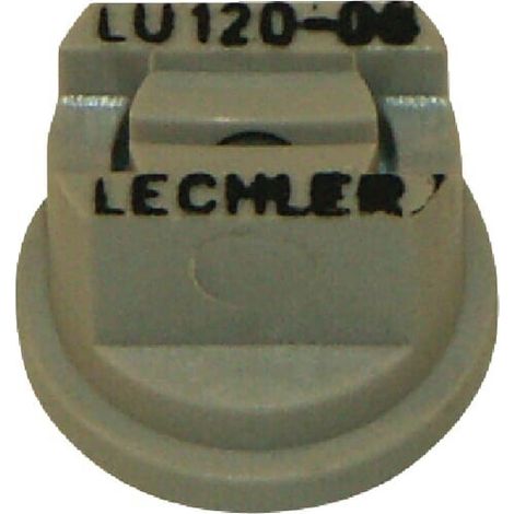 Tobera est谩ndar doble chorro plano LU 120掳 06 gris pl谩stico Lechler LECHLER LU12006POM