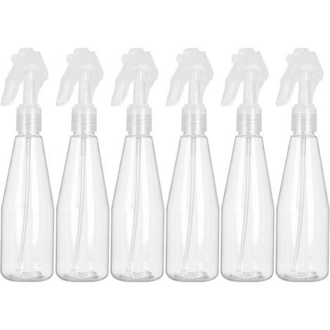 Flacon pulvérisateur vide de 200 ml, lot de 6 flacons pulvérisateurs vides en plastique, flacon pulvérisateur vide pour désinfectan