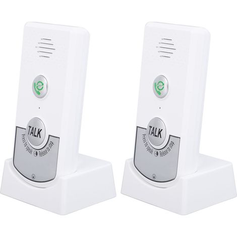 Interphone bidirectionnel sans fil longue portée 1000 m, sonnette pour maison ou hôpital (1/5)