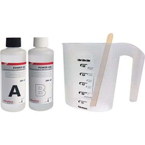 Resina de gel bicomponente Power Gel 1000ml para caja eléctrica - Cellpack