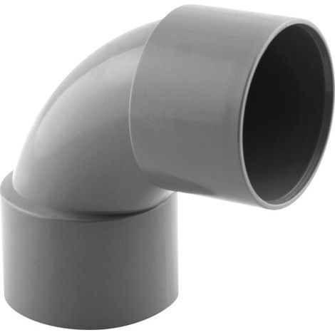 5 coudes ø 40 mm pvc évacuation 87° ff - jardiboutique