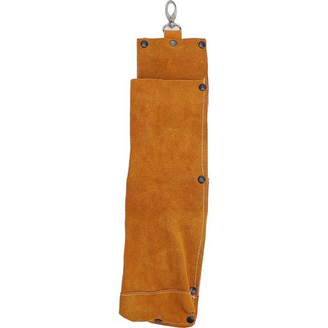 Poche de rangement pour électrodes de soudage, conteneur de tiges en cuir ignifuge (1/5)