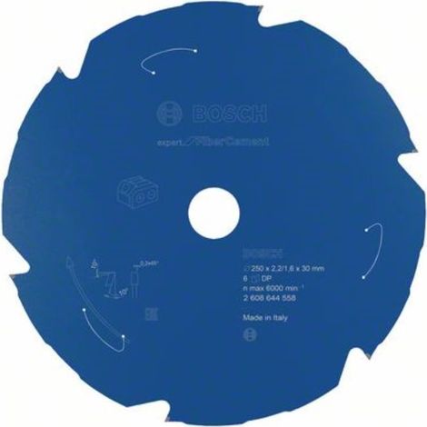 Bosch Kreissägeblatt Expert for Fibre Cement für Akku-Gehrungssägen 305 x 2,2 / 1,6 x 30 8 Zähne - 2608644559 (1/3)