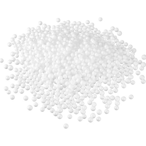 Granules Polystyrène Epp - Blanc Pur 3-5 Mm - Remplissage Pouf Et Coussin - Sac 250 G (1/5)