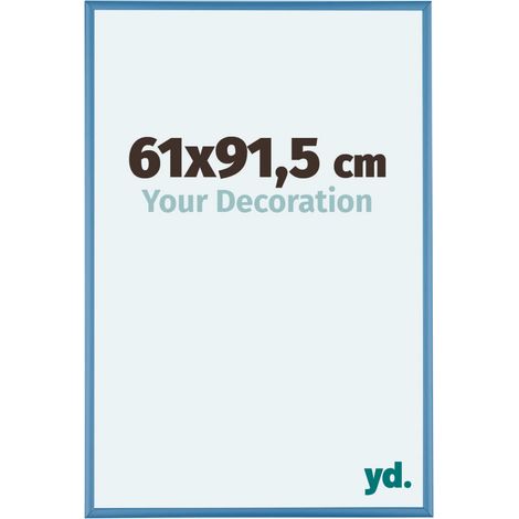 yd. - Cadre photo 61x91.5 - Bleu Acier - Aluminium - Kent