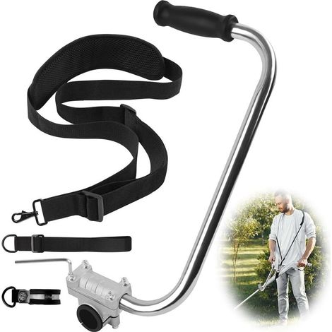 1 Poignée désherbeur, ergonomique, aluminium, coupe-bordures, jardinage, entretien pelouse (1/5)