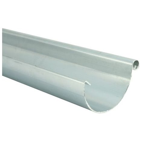Marley Dachrinne NW 125 mm, 2 m, halbrund, titan-zink Halbrunde Dachrinnen verzinkt