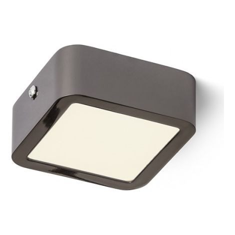 Plafoniera faretto HUE SQ 9 da soffitto nero cromato 230V LED 6W 3000K