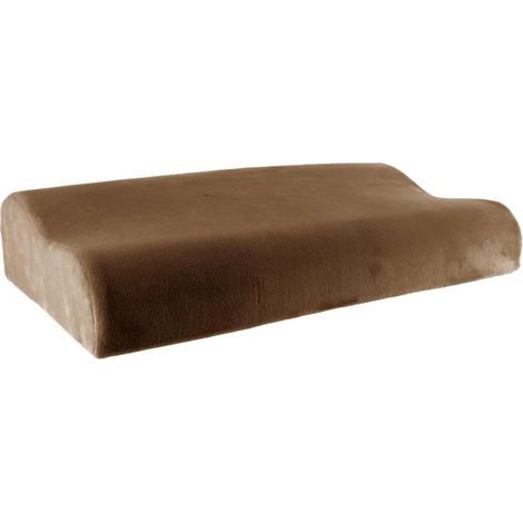 Oreiller à Mémoire de Forme "Confort" 50cm Marron (1/4)