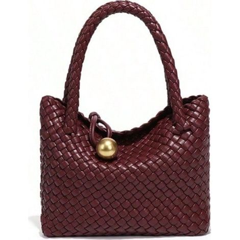 Sac à main français pour femme, tissu de haute qualité, petit sac de courses tissé à la main, panier à légumes portable, sac bandoulière (1/3)