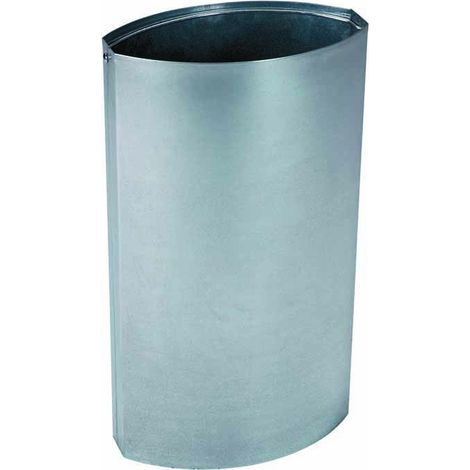 Bac intérieur pour corbeille murale ou sur pied Arkea - 60l - acier galvanisé