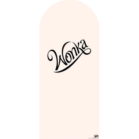 Figurine en carton Backdrop – Charlie Et La Chocolaterie - Rose Pâle - Haut 185 cm