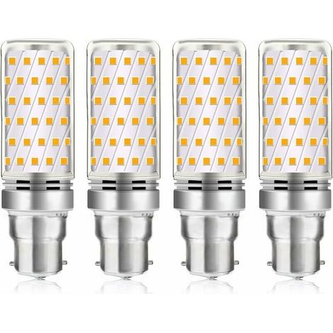 Ampoule LED Mais B22 16W Blanc Froid 6000K, 1600LM, Équivalent Halogène B22 100W-120W, AC 230V, Ampoule B22 pour Garage/Studio, non-dimmable, lot de 4 [Classe énergétique A] (1/5)