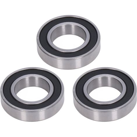 3Pcs Roulement à Billes Gorge Profonde 6006 avec Joint Caoutchouc, Kit Accessoires pour Équipement Industriel (1/5)