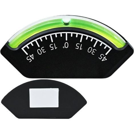 Level Gauge - High Visibility Inclinometer, Versatile Bubble Detector for Car, Trailer, Camper, and Road Vehicle Leveling (1/5)