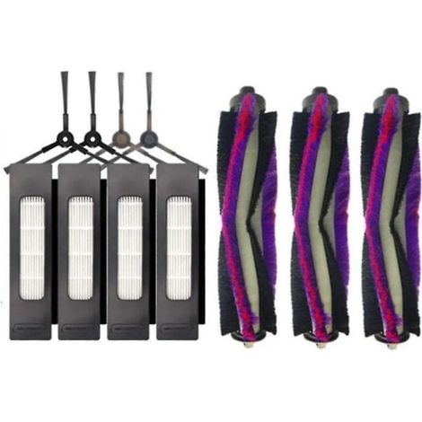 11-teiliges Zubehörset für Staubsauger der Modellreihen M7/I10/M71cn/M7pro/m7max, inklusive Hauptseitenbürste und HEPA-Filter (1/3)