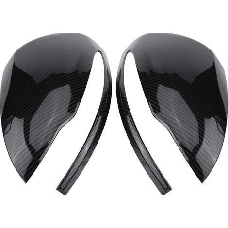 1 pair of shell of rearview mirror in fiber of carbon for Mercedes Benz C/E/GLC/S class W205 W213 X253 W222 (1/5)