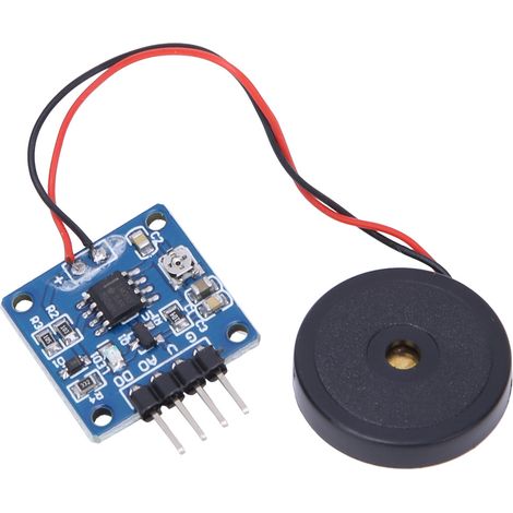 Module de capteur de vibrations piézoélectriques par tapotement, module de commutation de vibrations, entrée analogique/numérique 5,0 V CC (1/5)