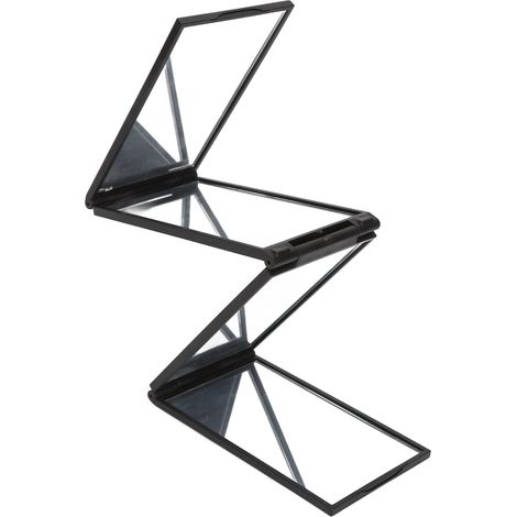 Miroir 360° Réglable pour Maquillage et Rasage, Porte Miroir 4 Voies pour Salon et Douche