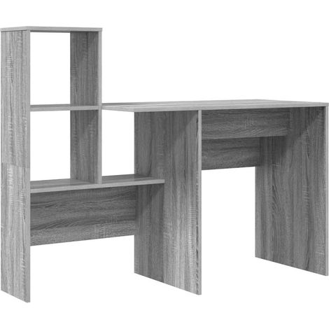 Maison Exclusive - Schreibtisch Graues Sonoma 131,5 x 50 x 106,5