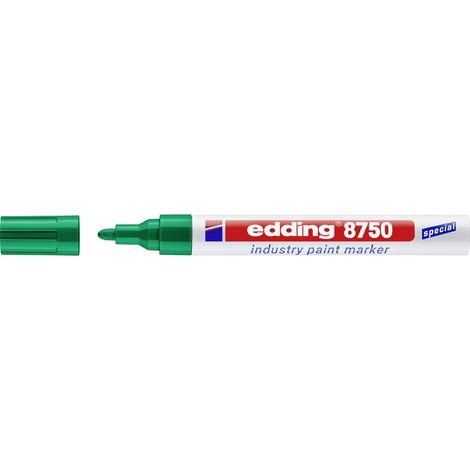 Edding 8750 Marcatore per Pittura Verde Punta Rotonda 2-4 mm (1/5)