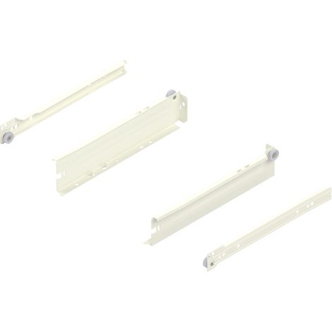 Blum Metabox Teilauszug 270mm C15 Zargenhöhe 54mm,                            RAL9001 Steckversion