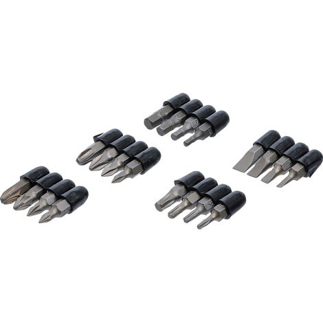 KRAFTMANN 4830 EMBOUTS, ARGENT/NOIR, 1/4'', SET DE 20 PIÈCES (1/3)