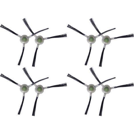 Remplacement de 4 brosses latérales pour aspirateur Lefant M210 M210S M210B M213 Robtic (1/5)