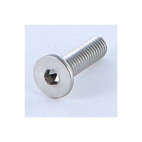 Vis métaux Inox A2 FHC tête fraisée empreinte hexagonale creuse Clé de 2.5 HC2.5 M4X14 Filetage total-10 pièces