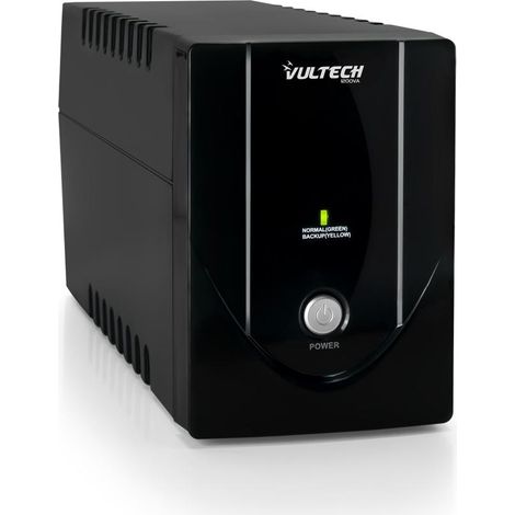 Vultech UPS1200VA-LITE Unterbrechungsfreie Stromversorgung (USV) Line-Interaktiv 1,2 kVA 600 W 2 AC-Ausgänge
