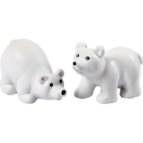 Objet décoratif - Creativ Company 69837 - Ours polaire - Résine - 30 mm x 45 mm (1/2)