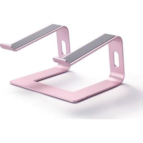 Support pour ordinateur portable, support ergonomique en aluminium pour ordinateurs portables de 10 à 15,6 pouces, support en métal. (1/5)