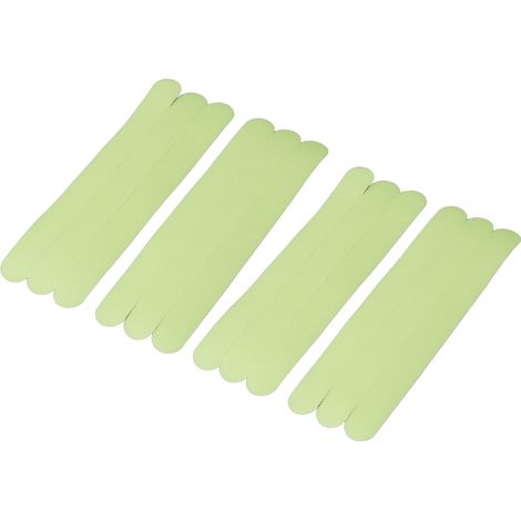 Ruban lumineux pour marquage d'escaliers, auto-adhésif, antidérapant, 12 bandes, vert vif, pour salle de bain et piscine. (1/5)