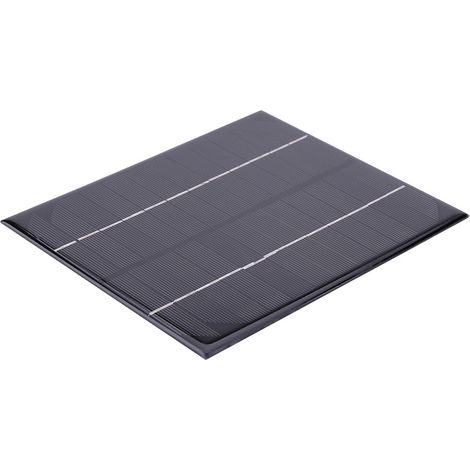 Panneau Solaire 6 W 12 V - Pour Recharge Batterie Cellule - Lampe d'Urgence - Camping Extérieur - 1 Pièce (1/5)