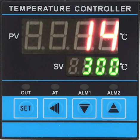 Régulateur de température intelligent PID numérique RELAySSR Sortie 0-400℃ AC220V (1/5)