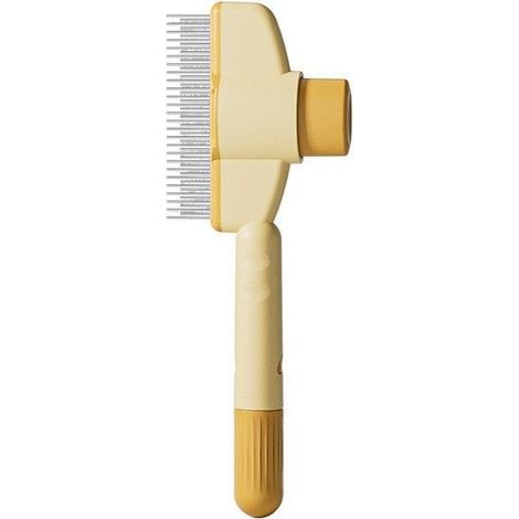 Brosse Attrape'poils, Anti Poils Pour Chats Brosse Pour Chien, élimine Jusqu’à 95% Des Poils Morts, Toilettage Doux Et Efficace Pour Tous Types De Pelages (Jaune) (1/5)
