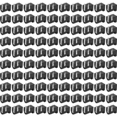 100 Stück 5,5 x 2,1 mm DC-Buchsen für LED-Netzteile und Beleuchtungselektronik