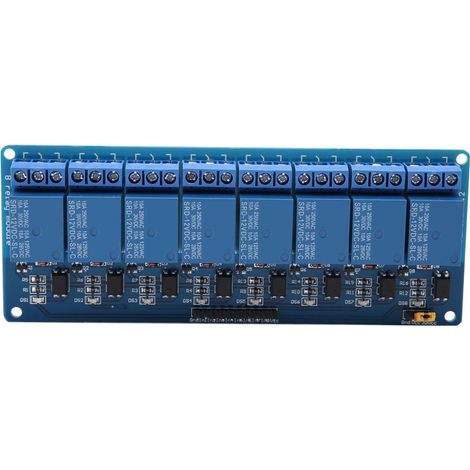 Spacnana Relè 8CH -Sactuatuormodul with a Low Level with an Optocotto Coupling for Automatic Control Switching, Automatic Controls, Smart Home MCU Controls (12V)