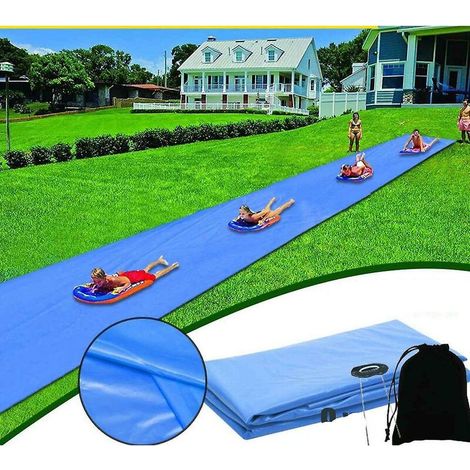 MUMU Summer Pool Play Garden Water Slide with Surf Mat