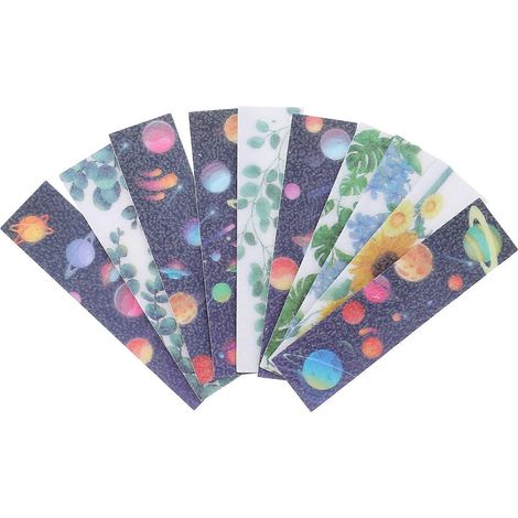 10 bandes texturées anti-stress pour adultes, bordure adhésive pour tableau d'affichage-10X2.5X0.1CM (1/3)