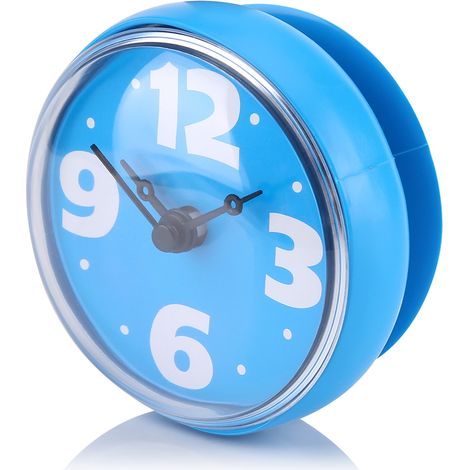 mini horloge ronde étanche à ventouse (1/5)