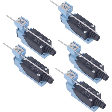 Limiteur de fin de course à bras de levier réglable XTZ-8107, lot de 5 interrupteurs de position 250V/380V pour fraiseuses CNC, imprimantes 3D, découpe laser et plasma. (1/5)