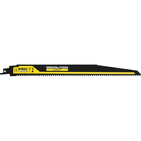 Hoja para sierra sable, 305 mm, para madera con clavos, 6TPI  DeWalt DT20438-QZ