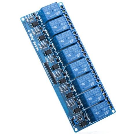 5V DC 8-Kanal-Relaismodul mit Optokoppler, 8-Kanal-Relaismodul für Mega 1280, DSP, Arm, PIC, AVR, STM32, Raspberry Pi (1/4)