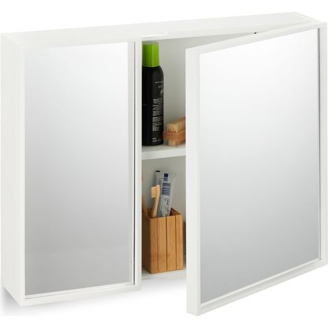Spiegelschrank mit 2 turen