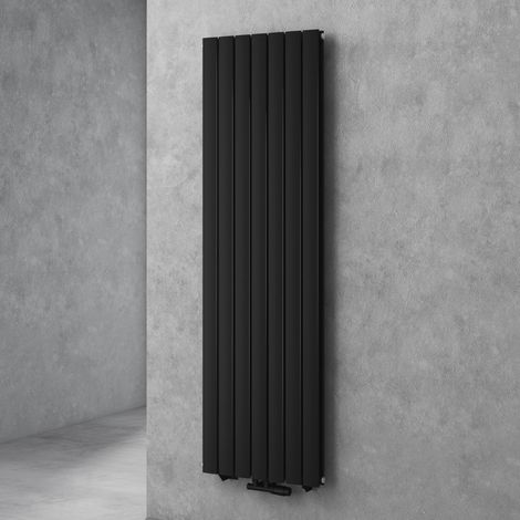 Doporro – Radiateur vertical 180x54cm – Acier inoxydable 1830W – Montage mural – Résistance à la corrosion – Pour chauffage à eau chaude