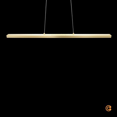 [GEBRAUCHT] B-Ware Fabas Luce LED Hängeleuchte Pendellampe Ling messing Up Downlight dimmbar (1/2)
