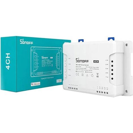 Sonoff 4CHR3 - Relé WiFi inteligente de 4 canais (1/4)